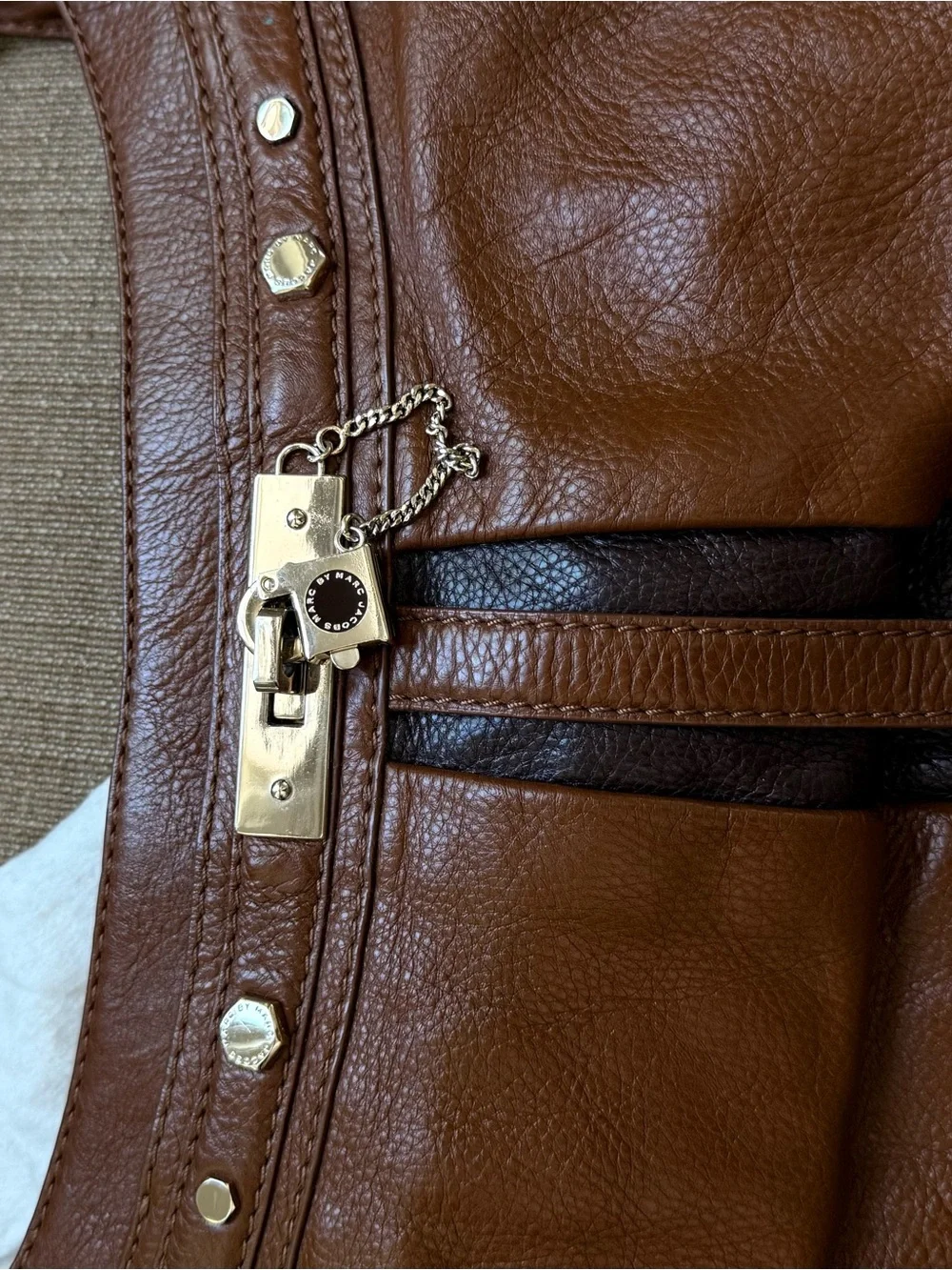 Marc By Marc Jacobs “Bianca” Leather Hobo Bag